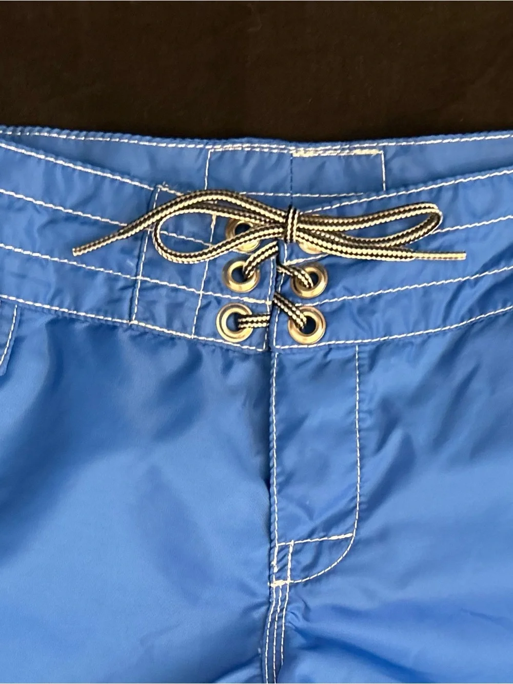 Vintage Birdwell Royal Blue Women's Boardshorts Size 2 - Picture 7 of 11
